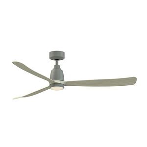 Dean's Gardens - 3 Blade Ceiling Fan with Knurled Light Kit-14.48 Inch Tall and 60 Inch Wide - 1379730