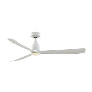 Dean's Gardens - 3 Blade Ceiling Fan with Light Kit-13.78 Inch Tall and 60 Inch Wide - 1379732