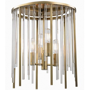 Robin Drift - Four Light Flush Mount - 13 Inches Wide by 15.5 Inches High - 1227722
