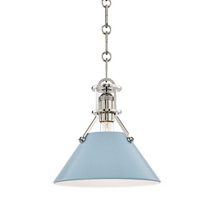 Maples Drive - 1 Light Pendant - 9.5 Inches Wide by 9.25 Inches High - 1228543