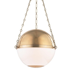 Lidsey Lane - 3 Light Pendant - 20.5 Inches Wide by 17 Inches High - 1228524