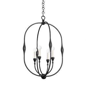 Furnace Ridgeway - 4 Light Lantern-31.5 Inches Tall and 20.25 Inches Wide - 1316191
