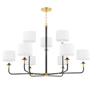 Farley Quadrant - 1 Light Chandelier-29.5 Inches Tall and 48 Inches Wide - 1316209