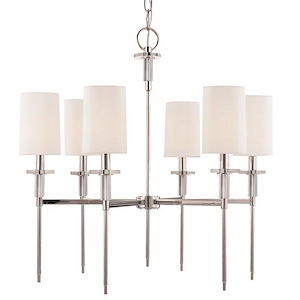 Parsons Paddock - Six Light Chandelier - 25 Inches Wide by 25.5 Inches High - 1229151