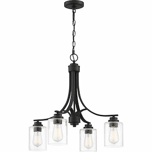 Beacon Parc - Four Light Chandelier in Transitional Style - 23 inches wide by 22 inches high - 1318441