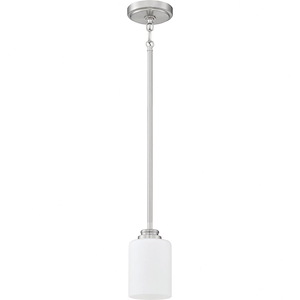 Beacon Parc - One Light Mini Pendant in Transitional Style - 5 inches wide by 7.25 inches high - 1318097
