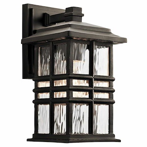 Crossley Ridgeway-1 Light Outdoor Wall Sconce-with Arts and Crafts/Mission inspirations-6.5 inches wide - 1230282