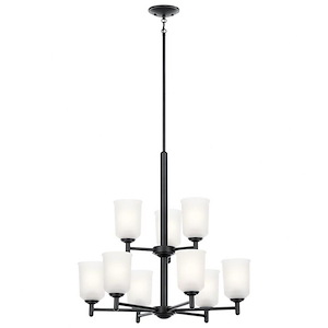 Dene Holt - 9 light 2-Tier Chandelier - 26.25 inches wide - 1085602
