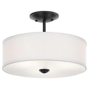 Dene Holt - 3 light Semi-Flush Mount - 14 inches wide - 1085600
