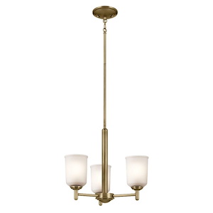 Dene Holt - 3 Light Mini Chandelier In Traditional Style-15.25 Inches Tall and 17.5 Inches Wide - 1332785