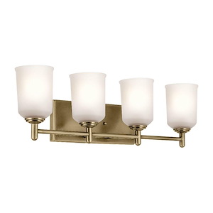 Dene Holt - 4 Light Bath Vanity In Traditional Style-8.25 Inches Tall and 29.75 Inches Wide - 1332808