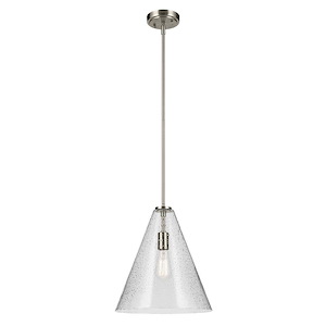Chives Way - 1 Light Pendant-15.5 Inches Tall and 14.25 Inches Wide - 1379055