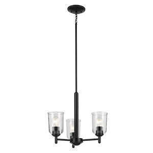 Dene Holt - 3 Light Mini Chandelier-15.25 Inches Tall and 17.5 Inches Wide - 1379113