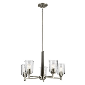Dene Holt - 5 Light Chandelier-15.25 Inches Tall and 23.75 Inches Wide - 1379092