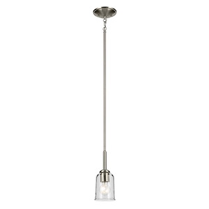 Dene Holt - 1 Light Mini Pendant-11.25 Inches Tall and 4.5 Inches Wide - 1379073