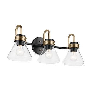 St Helens Villas - 3 Light Bath Vanity-9.5 Inch Tall and 26 Inch Wide - 1379280