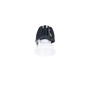 Mills Village - 1 LED Round Shallow Trimless Open Reflector Downlight-3.88 Inch Tall and 2.75 Inch Wide - 1385702