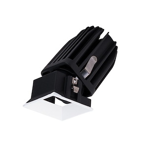 Mills Village - 1 LED Square Adjustable Trimless Downlight-4.75 Inch Tall and 2.25 Inch Wide - 1385715