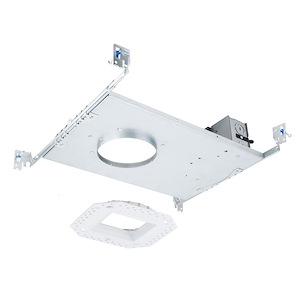 Mills Village - 13W LED Non-IC Square Trimless Remodel Housing Kit-3.75 Inch Tall and 10 Inch Wide - 1385754