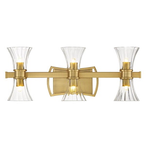 Cavendish Mount - 6 Light Bath Vanity In Modern Style-8.75 Inches Tall and 24 Inches Wide - 1280362