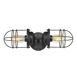 Bantock Road - 2 Light Wall Sconce in Sturdy style - 16.5 Inches high by 4.63 Inches wide - 1234241