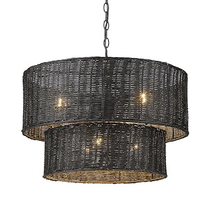Barrack Walk - 6 Light Chandelier-16.75 Inches Tall and 22.38 Inches Wide - 1234689