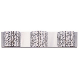 Kirkham Laurels-3 Light Wall Mount in Contemporary style-4.25 Inches wide by 5 inches high - 1383706