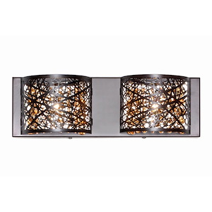 Kirkham Laurels-2 Light Wall Mount in Contemporary style-4.25 Inches wide by 5 inches high - 1384353