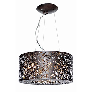 Kirkham Laurels-7 Light Pendant in Contemporary style-15.75 Inches wide by 10 inches high - 1384354