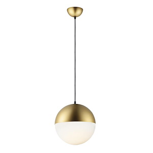 Highfield Paddocks-12W 1 LED Large Pendant-11.75 Inches wide by 12.25 inches high - 1384870