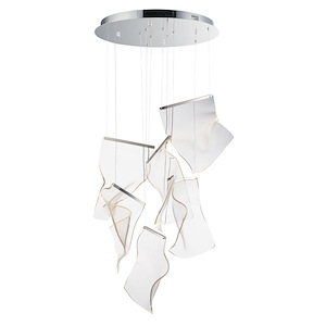 Sandringham Bank-150W 6 LED Pendant-21.5 Inches wide by 14 inches high - 1384191