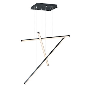 Hudson Hey-160W 16 LED Pendant-28 Inches wide by 1.5 inches high - 1384265