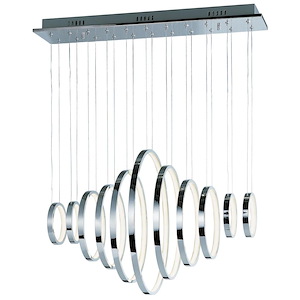 Hudson Hey-90W 5 LED Pendant-47.5 Inches wide by 17.25 inches high - 1384268