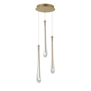 Tannery Way North - 4.5W 3 LED Pendant-18 Inches Tall and 10 Inches Wide - 1383786