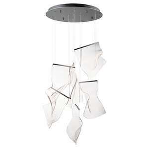 Sandringham Bank - 150W 6 LED Pendant-15.75 Inches Tall and 21.5 Inches Wide - 1384364