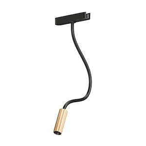 Dover's Hill - 2W 1 LED Reading Track Light-17.5 Inches Tall and 5.75 Inches Length - 1383861