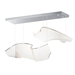 Sandringham Bank - 42W 2 LED Pendant-13.25 Inches Tall and 16 Inches Wide - 1383848