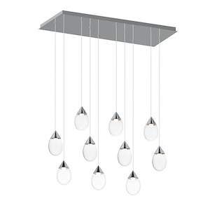 Ferndale Mount - 80W 10 LED Linear Pendant-6.75 Inches Tall and 12.75 Inches Wide - 1383899