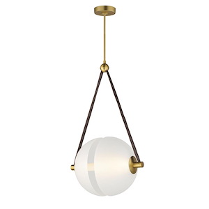 Garden Links-One Light Mini-Pendant with Stem-5.25 Inches wide by 9.75 inches high - 1384761