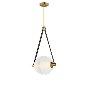 Garden Links-One Light Mini-Pendant with Cord-5.25 Inches wide by 9.75 inches high - 1384762