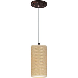 Garden Links-One Light Mini-Pendant with Stem-9.75 Inches wide by 19 inches high - 1384787