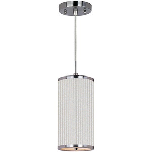 Garden Links-One Light Mini-Pendant with Cord-9.75 Inches wide by 19 inches high - 1384801