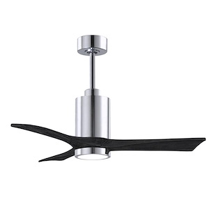 Eliot Parc-3 Three Blade Ceiling Fan with LED Light Kit in Contemporary Style 42 Inches Wide - 1379395