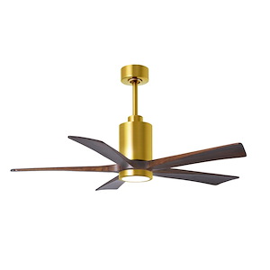 Eliot Parc-5 Five Blade Ceiling Fan with LED Light Kit in Contemporary Style 52 Inches Wide - 1379384