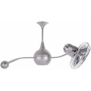 Ashridge Avenue 3-Blade Damp Rated Ceiling Fan In Contemporary and Transitional Style-7 Inches Tall and 39 Inches Wide - 1379275