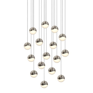 Jeasat Circle 16 LED Medium Pendant 3.25 Inch Tall and 23.25 Inch Wide - 1412191