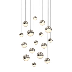 Jeasat Circle 16 LED Assorted Pendant 3.75 Inch Tall X 23.75 Inch Wide - 1412193
