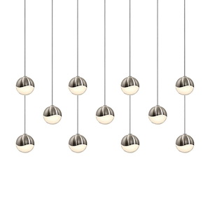 Jeasat Circle 11 LED Small Pendant 2.5 Inch Tall and 36.25 Inch Wide - 1412194