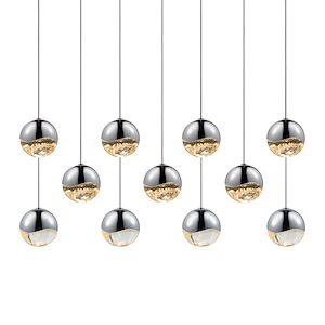 Jeasat Circle 11 LED Medium Pendant 3.25 Inch Tall and 37 Inch Wide - 1412195