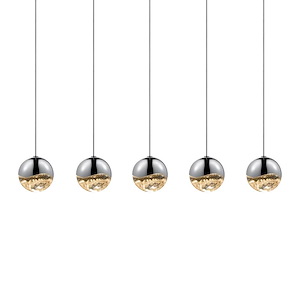 Jeasat Circle 5 LED Medium Pendant 3.25 Inch Tall and 37.25 Inch Wide - 1412198